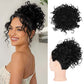 ✨Hot sale✨Short, curly hairpiece – Chignon with elastic drawstring