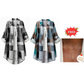 ✨ Women's Casual Plaid Long-Sleeve Shirt: Loose Fit & Wrinkle-Resistant 🌿