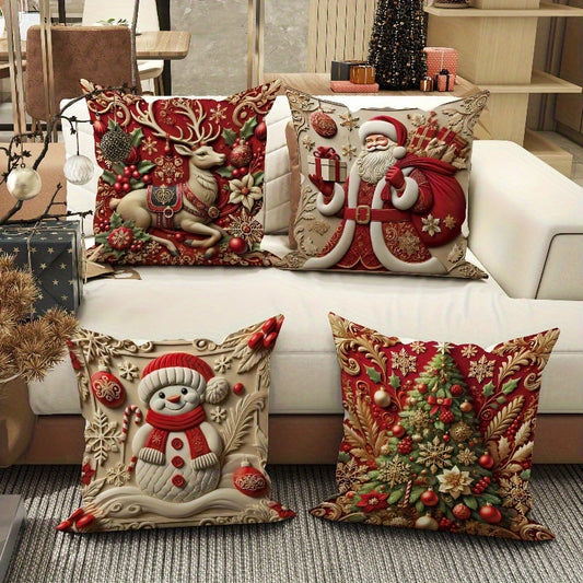 🎅 Christmas Hot Sale 49% OFF🏆Red Christmas pillowcase