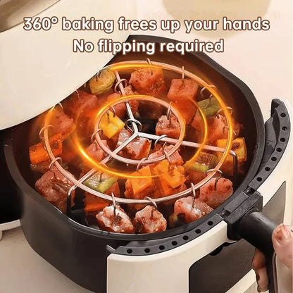 Free anti-scald gloves for a limited time🥩Air Fryer Barbecue Grill Vertical Kebab Grill + Free Heat-Resistant Gloves🍤