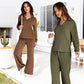 💖49% OFF!👍Women's 2 Piece Sets Outfits Casual Long Sleeve Sweatsuits Sets✨