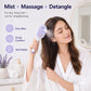 🔥LAST DAY SALE ONLY ￡14.99!!🔥Scalp Massager Comb 💆‍♀️ – Self-Cleaning 🧼, Tangle-Free ✂️ & Frizz-Control Hair Brush with Soothing Mist Spray 💨✨ | Perfect for Dry, Brittle Hair 💧🌟