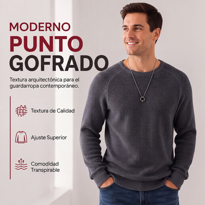 ✨2026 Collection at 50% OFF & FREE SHIPPING✈️JMIERR Men's Crewneck Sweater Soft Casual Sweaters Classic Long Sleeve Pullover Sweaters with Ribbing Edge