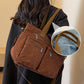 Ultra-light casual large capacity retro shoulder bag