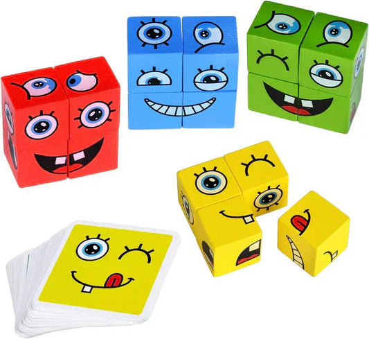 💖Christmas Sale 50% OFF🎁5D Puzzle Educational Faces Changing Family Game🧩