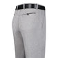 Middle-aged And Elderly Silk Linen Casual Suit Pants