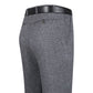 Middle-aged And Elderly Silk Linen Casual Suit Pants