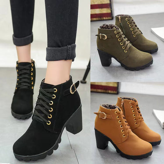 ⏳Time-limited Special⏰ Women's Sole Chunky Heel Boots👠