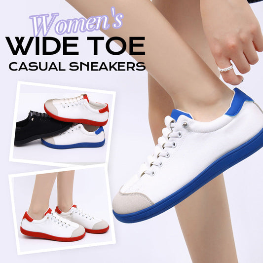 🔥Limited stock available 50% OFF🔥Comfortable wide-fit trainers for women – ultimate toe freedom! 🦶💥