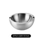 🧊Double-walled stainless steel chilled fruit & salad bowl
