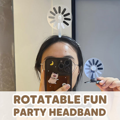 😂Brain loading...🎉Rotatable Fun Party Hair Clip&Headband