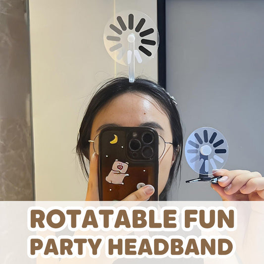 😂Brain loading...🎉Rotatable Fun Party Hair Clip&Headband