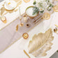 3D Gold-Embossed Leaf Placemat – Heat-Resistant & Non-Slip