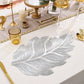 3D Gold-Embossed Leaf Placemat – Heat-Resistant & Non-Slip
