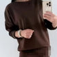 Women's Casual Crewneck Sweatshirt Dress