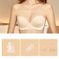 Women Invisible Strapless Bra with Inflatable Cup
