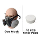 Activated Carbon Anti-Dust Double Tank Gas Mask