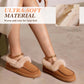 Fuzzy Closed Back Slippers for Women