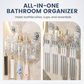 Multi-Function Wall-Mounted Toothbrush Holder