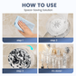 Multi-Function Wall-Mounted Toothbrush Holder