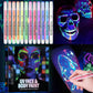 🎭🎨12-Color Glow in The Dark Face Neon Paint Pens