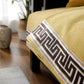 Non-Slip Sofa Cover with Greek Key Border
