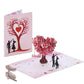 3D Valentine's Day Love Tree Greeting Card