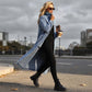 📢📢70% OFF !!!⏰Women’s Casual Longline Button-Up Denim Coat