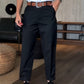 Men's High Waist Casual Straight Blazer Pants