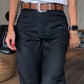 Men's High Waist Casual Straight Blazer Pants