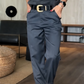 Men's High Waist Casual Straight Blazer Pants