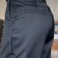 Men's High Waist Casual Straight Blazer Pants