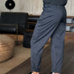 Men's High Waist Casual Straight Blazer Pants