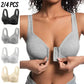 👙💪 Adjustable Front Closure Push-Up Bra – Wire-Free, Seamless & Side Support  ✨