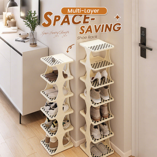 Multi-Layer Space-Saving Shoe Rack