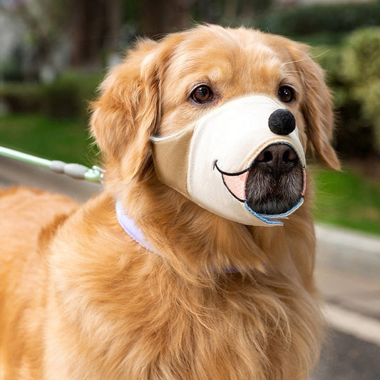 Breathable Canvas Dog Muzzle for Anti-Biting & Barking