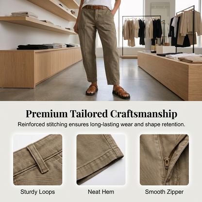 👖 50% OFF NOW! Women's High-Waist Tapered Utility Pants – Slimming Fit, Practical Pockets & Wrinkle-Resistant Fabric ✨👜