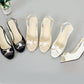 Bow Rhinestone Heeled Sandals – Stable Mid-Heel & Adjustable Fit