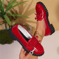 ✨👠Shine Bright, Step Light 🌸Women's Casual Patent Leather Bow Loafers