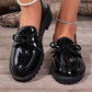 ✨👠Shine Bright, Step Light 🌸Women's Casual Patent Leather Bow Loafers