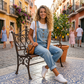 Women's Casual Baggy Denim Overalls with Pockets