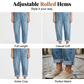 Women's Casual Baggy Denim Overalls with Pockets