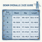 Women's Casual Baggy Denim Overalls with Pockets