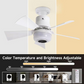 ⏳ LAST DAY SALE 50% OFF 🔥 40W LED Ceiling Fan Light – 20.5” Ultra-Quiet with Remote 🎯 | E27 + FREE B22 Adapter 🔌 | For Bedroom 😴, Kitchen 👩‍🍳 & Garage 🛠️ – UK Ready! 🇬🇧