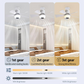 ⏳ LAST DAY SALE 50% OFF 🔥 40W LED Ceiling Fan Light – 20.5” Ultra-Quiet with Remote 🎯 | E27 + FREE B22 Adapter 🔌 | For Bedroom 😴, Kitchen 👩‍🍳 & Garage 🛠️ – UK Ready! 🇬🇧