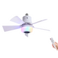 ⏳ LAST DAY SALE 50% OFF 🔥 40W LED Ceiling Fan Light – 20.5” Ultra-Quiet with Remote 🎯 | E27 + FREE B22 Adapter 🔌 | For Bedroom 😴, Kitchen 👩‍🍳 & Garage 🛠️ – UK Ready! 🇬🇧