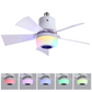 ⏳ LAST DAY SALE 50% OFF 🔥 40W LED Ceiling Fan Light – 20.5” Ultra-Quiet with Remote 🎯 | E27 + FREE B22 Adapter 🔌 | For Bedroom 😴, Kitchen 👩‍🍳 & Garage 🛠️ – UK Ready! 🇬🇧