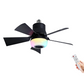 ⏳ LAST DAY SALE 50% OFF 🔥 40W LED Ceiling Fan Light – 20.5” Ultra-Quiet with Remote 🎯 | E27 + FREE B22 Adapter 🔌 | For Bedroom 😴, Kitchen 👩‍🍳 & Garage 🛠️ – UK Ready! 🇬🇧