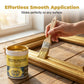 Weather-resistant, water-based gold paint