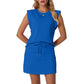 🌊SUMMER HOT SALE 50% OFF 💖Modern Sleeveless Top and Drawstring Skirt Outfit Set